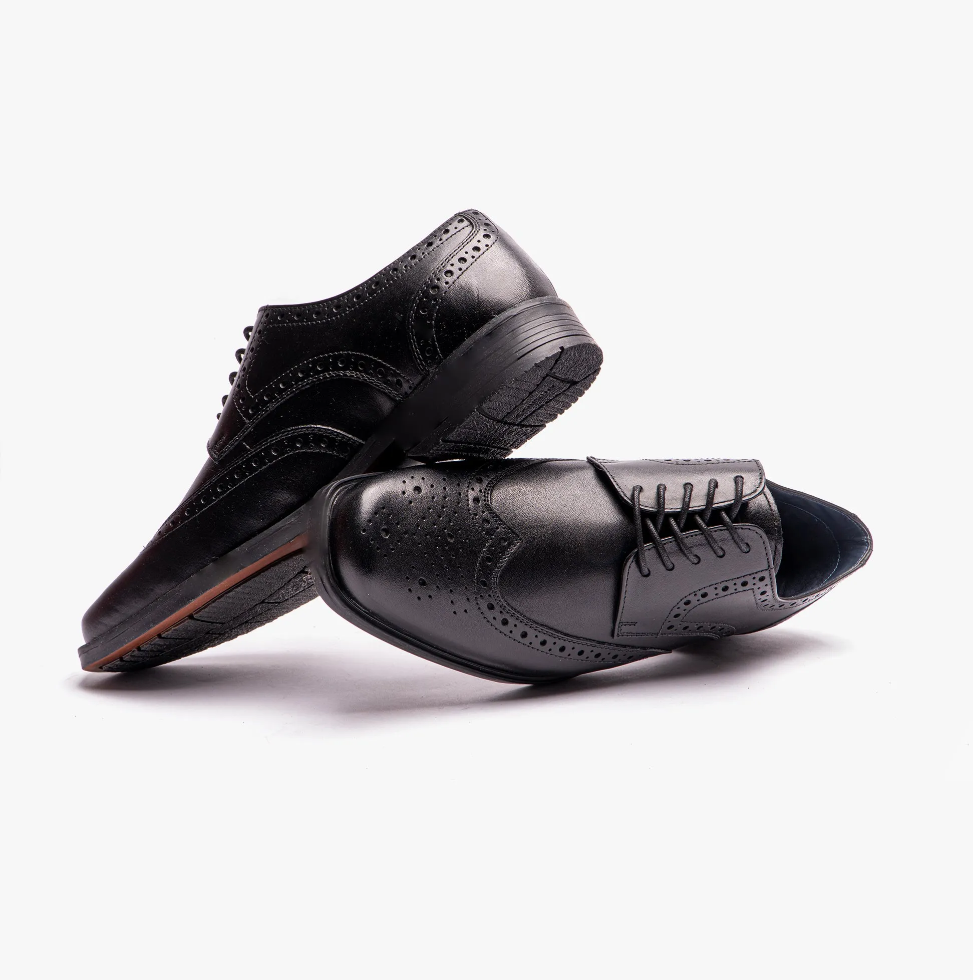 Hush Puppies BRACE Mens Lace-Up Brogues Black sold by Shuperb product image thumbnail 5