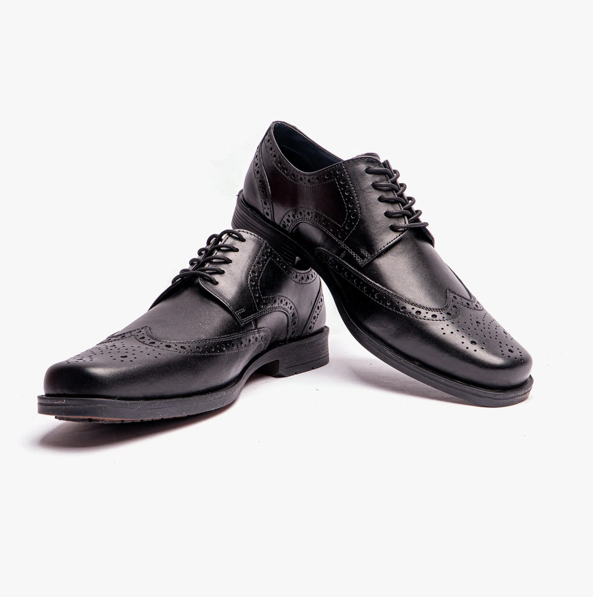 Hush Puppies BRACE Mens Lace-Up Brogues Black sold by Shuperb product image thumbnail 4