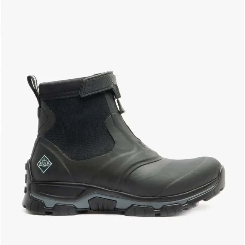 APEX MID ZIP Mens Rubber Waterproof Boots Black sold by Shuperb