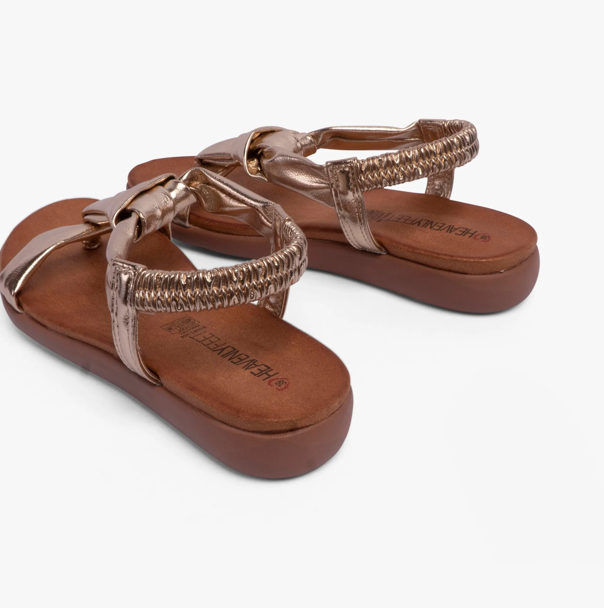 Heavenly Feet BUTTERCUP Womens Sandals Gold sold by Shuperb product image thumbnail 5