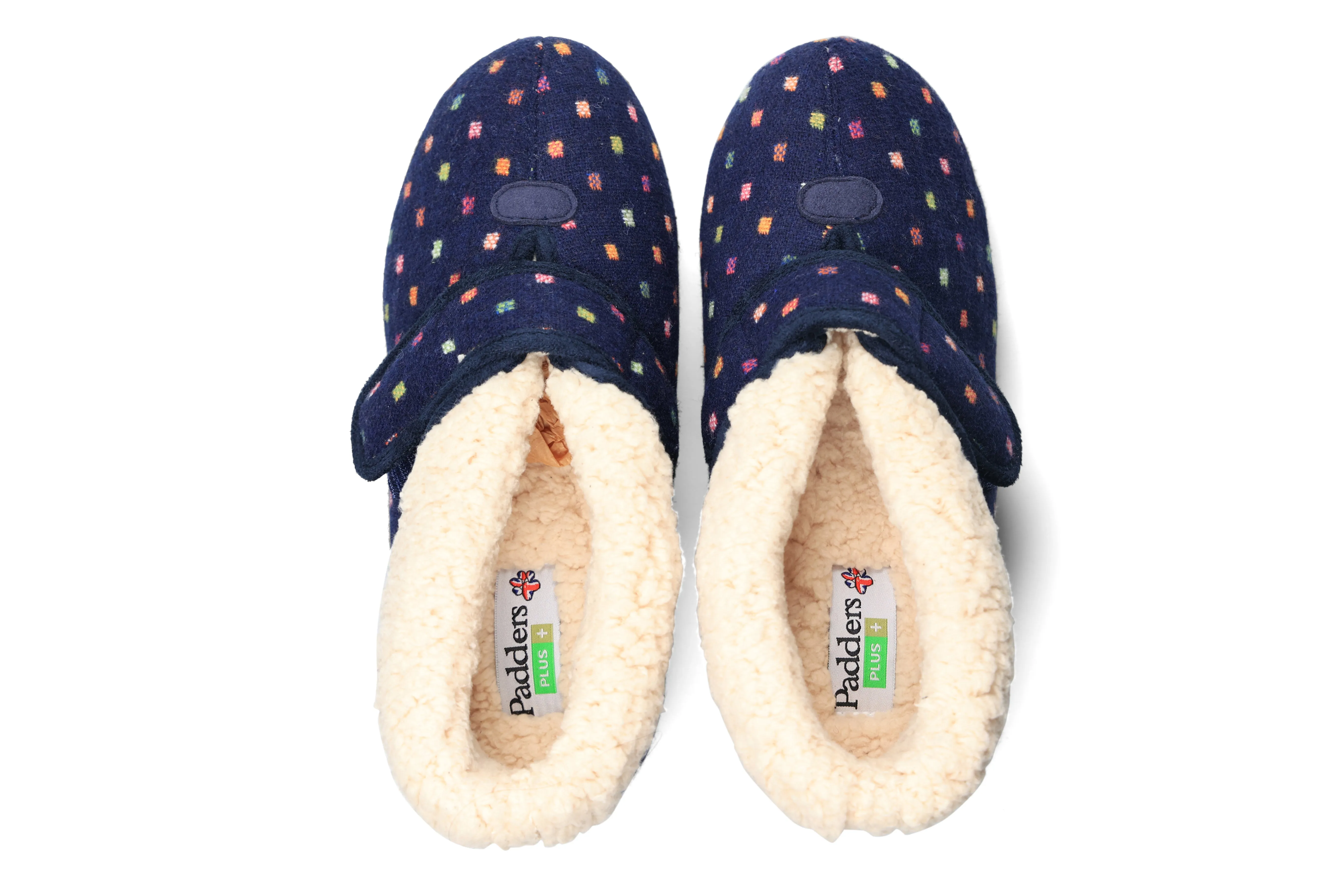 Padders BESS Womens Boot Slippers Navy sold by Shuperb product image thumbnail 4
