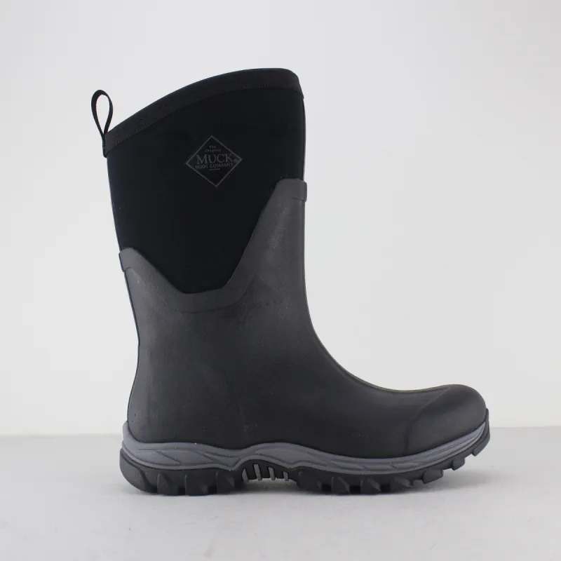 Muck Boots ARCTIC SPORT MID Womens Rubber Wellington Boots Black sold by Shuperb