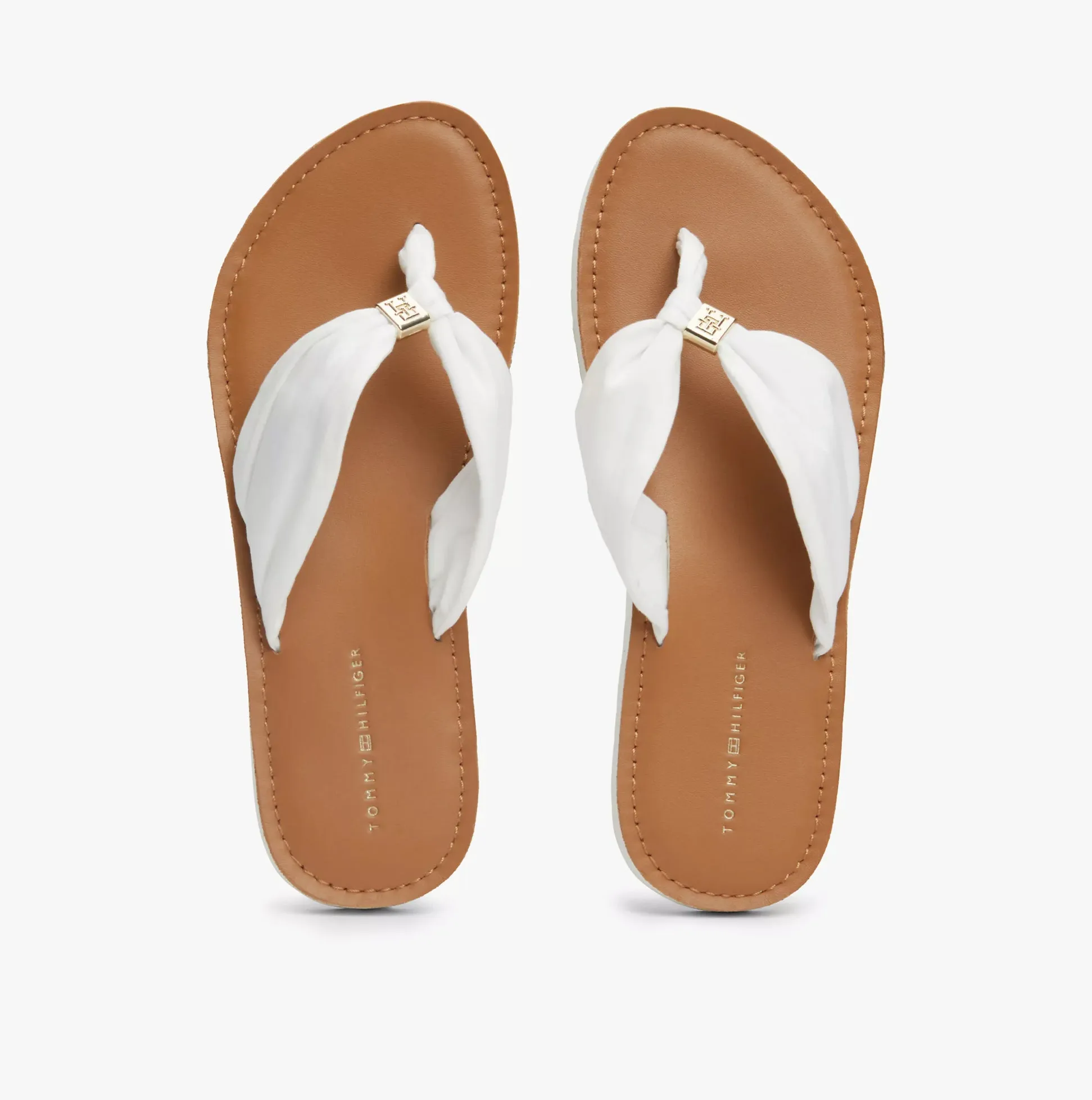 ELEVATED BEACH Womens Flip Flops Ecru sold by Shuperb product image thumbnail 3