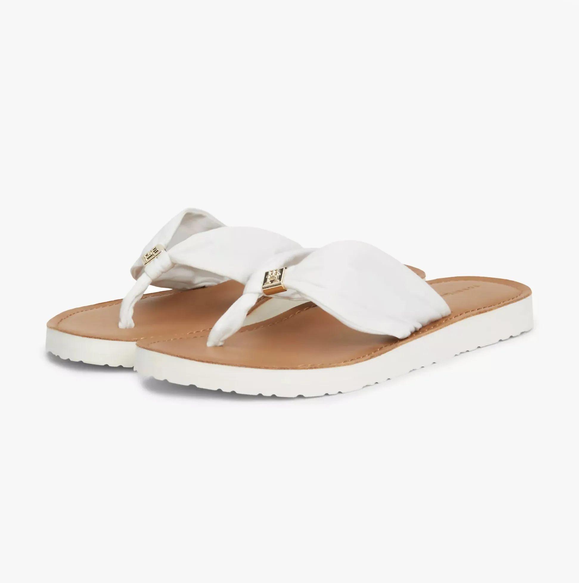 ELEVATED BEACH Womens Flip Flops Ecru sold by Shuperb product image thumbnail 4