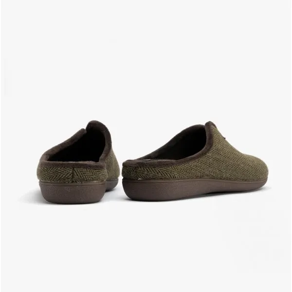 Lotus ALBERT Mens Mule Slippers Khaki sold by Shuperb product image thumbnail 3