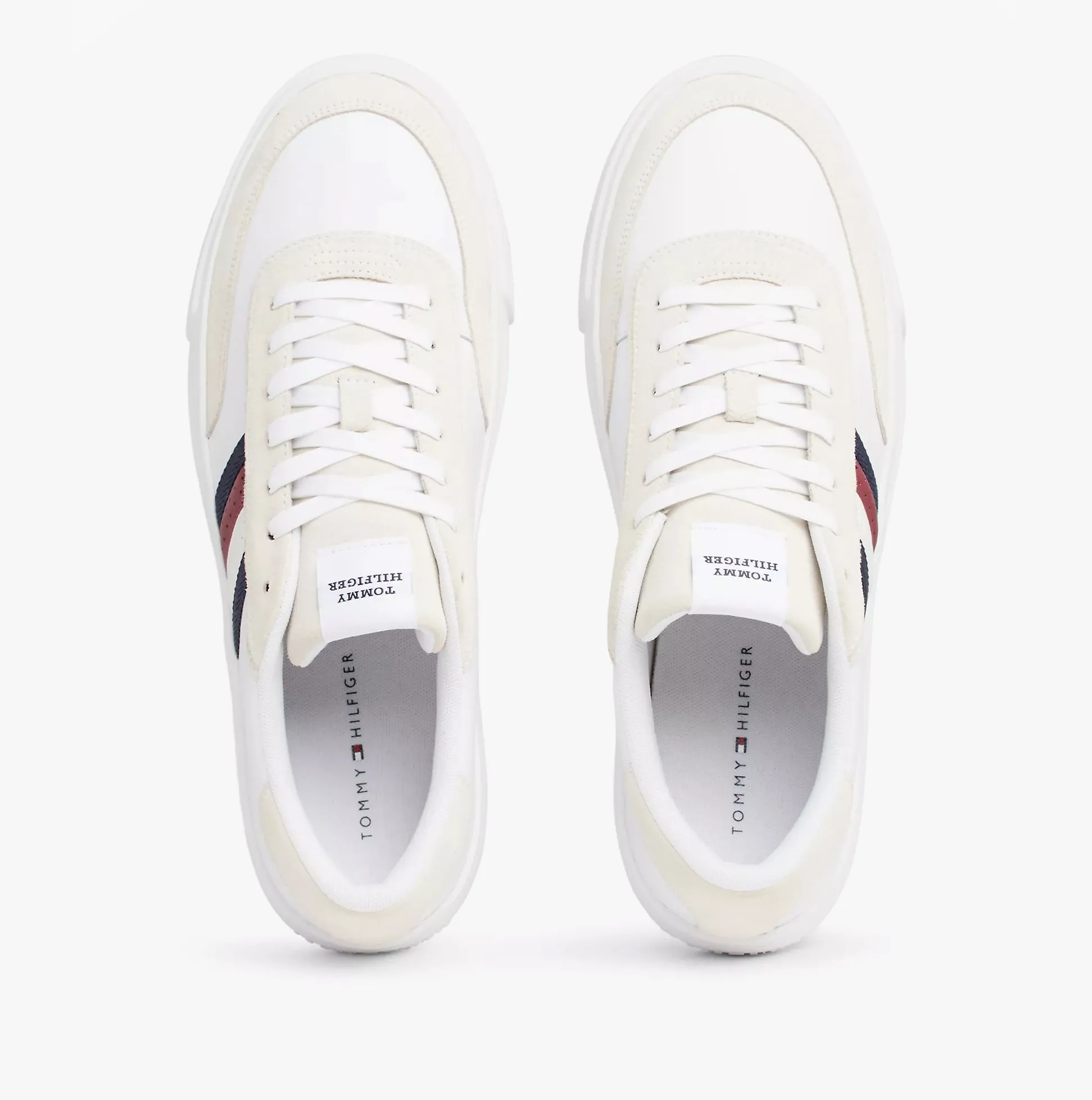 Tommy Hilfiger CUPSET RWB LEATHER Mens Sneakers White sold by Shuperb product image thumbnail 5