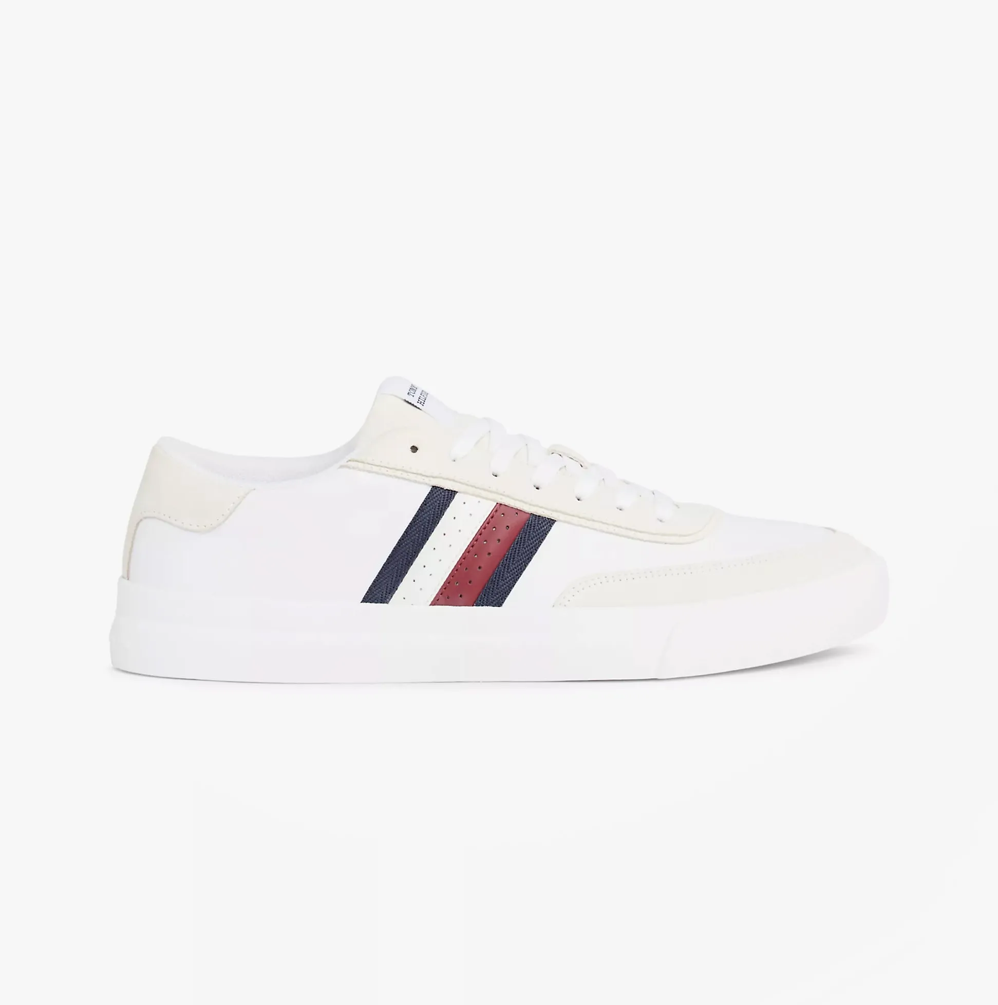 Tommy Hilfiger CUPSET RWB LEATHER Mens Sneakers White sold by Shuperb