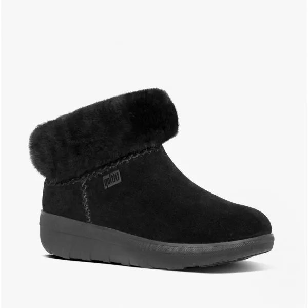 FitFlop MUKLUK SHORTY III Womens Suede Ankle Boots All Black sold by Shuperb product image thumbnail 2