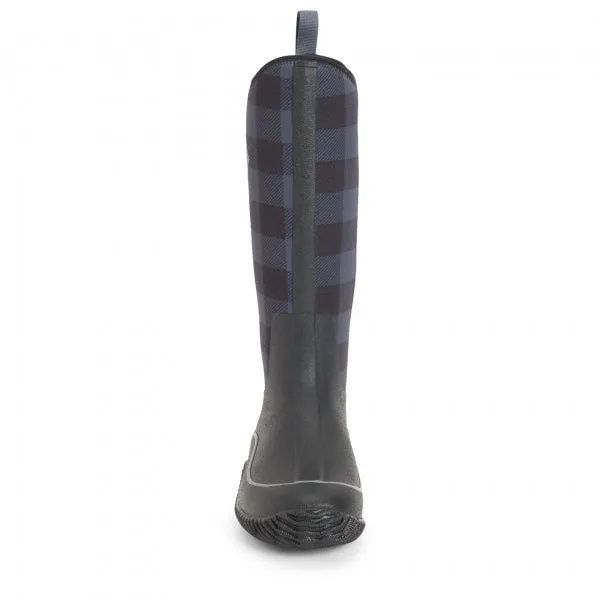 HALE Ladies Rubber Wellington Boots Black/Grey Plaid sold by Shuperb product image thumbnail 2