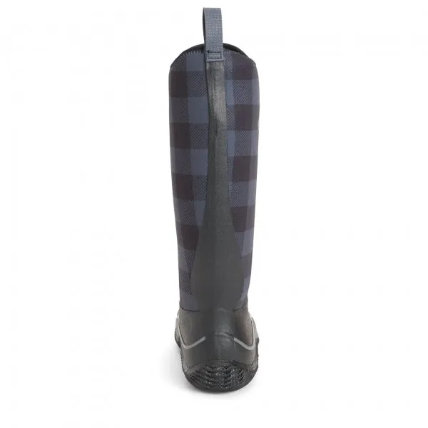HALE Ladies Rubber Wellington Boots Black/Grey Plaid sold by Shuperb product image thumbnail 3