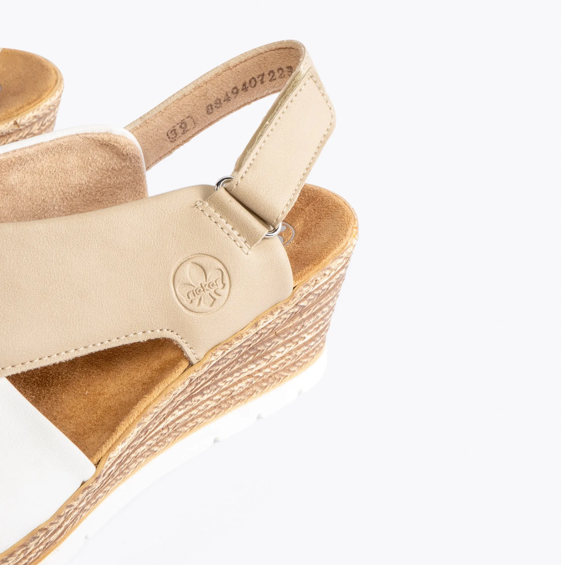 Rieker 61975-62 Womens Sandals Beige sold by Shuperb product image thumbnail 3