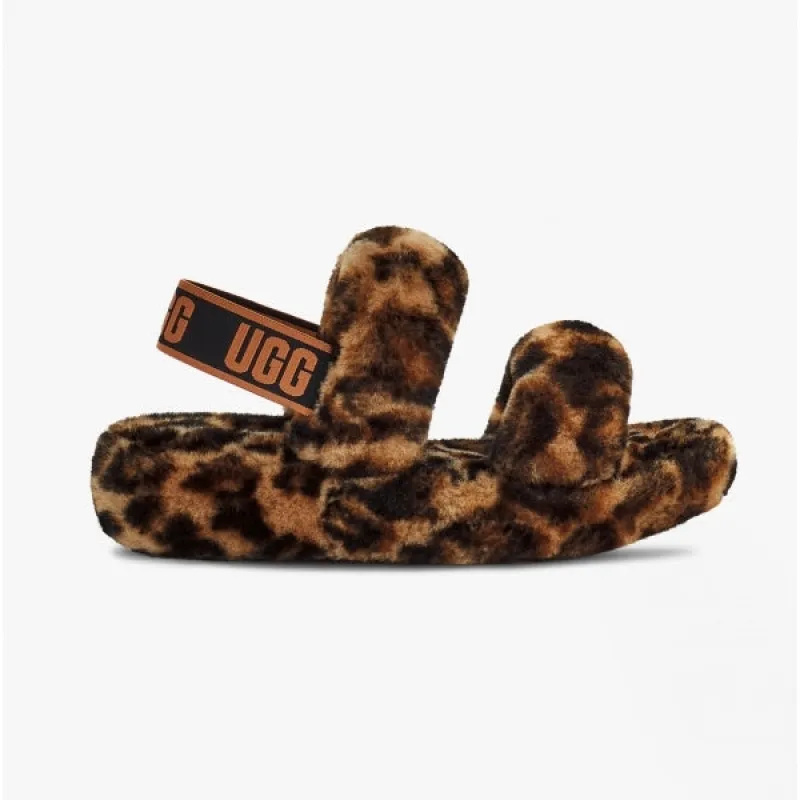 OH YEAH PANTHER Ladies Sheepskin Slide Slippers Butterscotch made by UGG