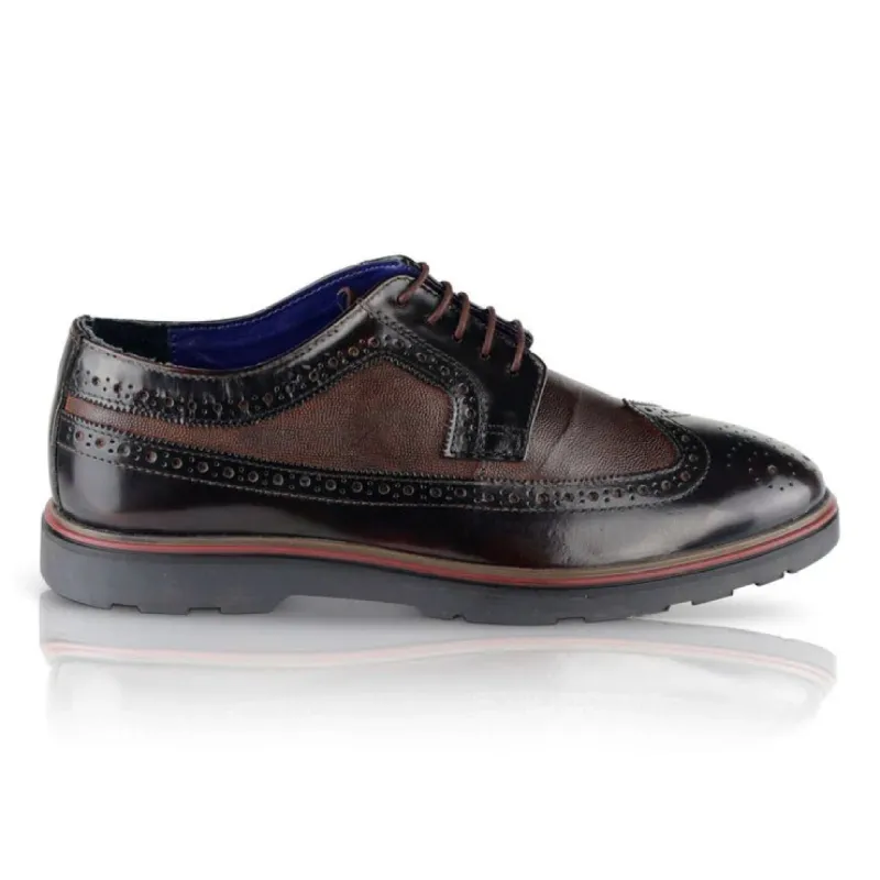 SOHO Mens Brogues Oxblood sold by Shuperb