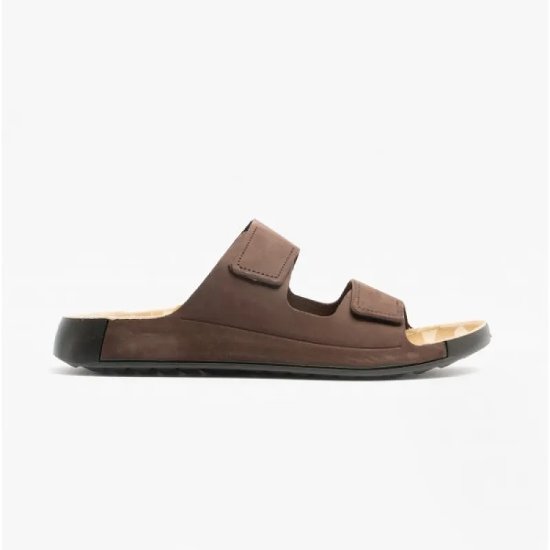 2ND COZMO Mens Leather Mule Sandals Mocha made by Shuperb