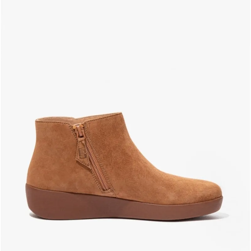 FitFlop SUMI Womens Suede Ankle Boots Light Tan made by Fitflop