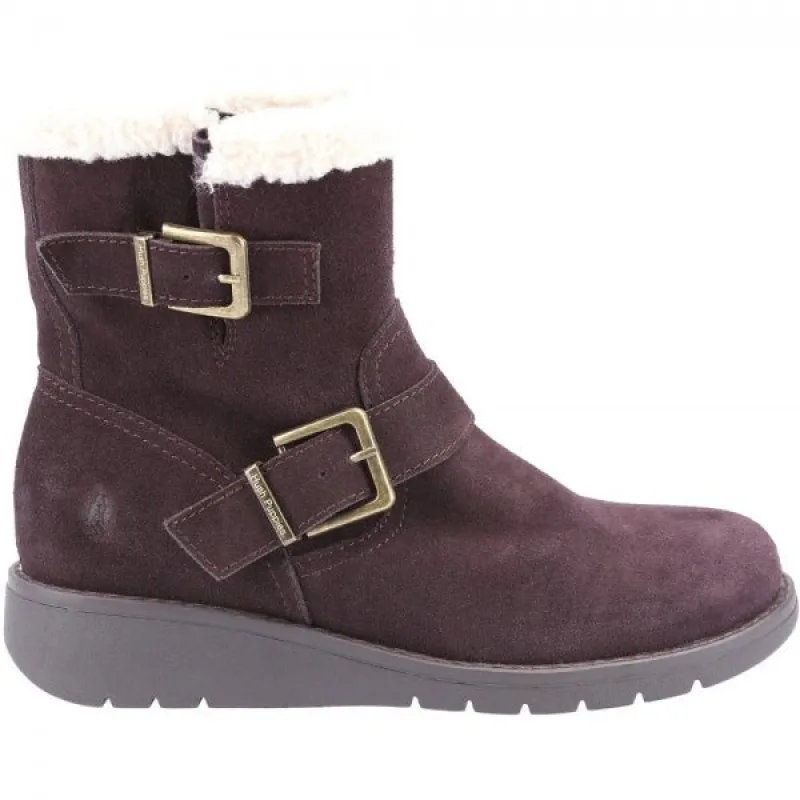 Hush Puppies LEXIE Womens Suede Boots Brown sold by Shuperb