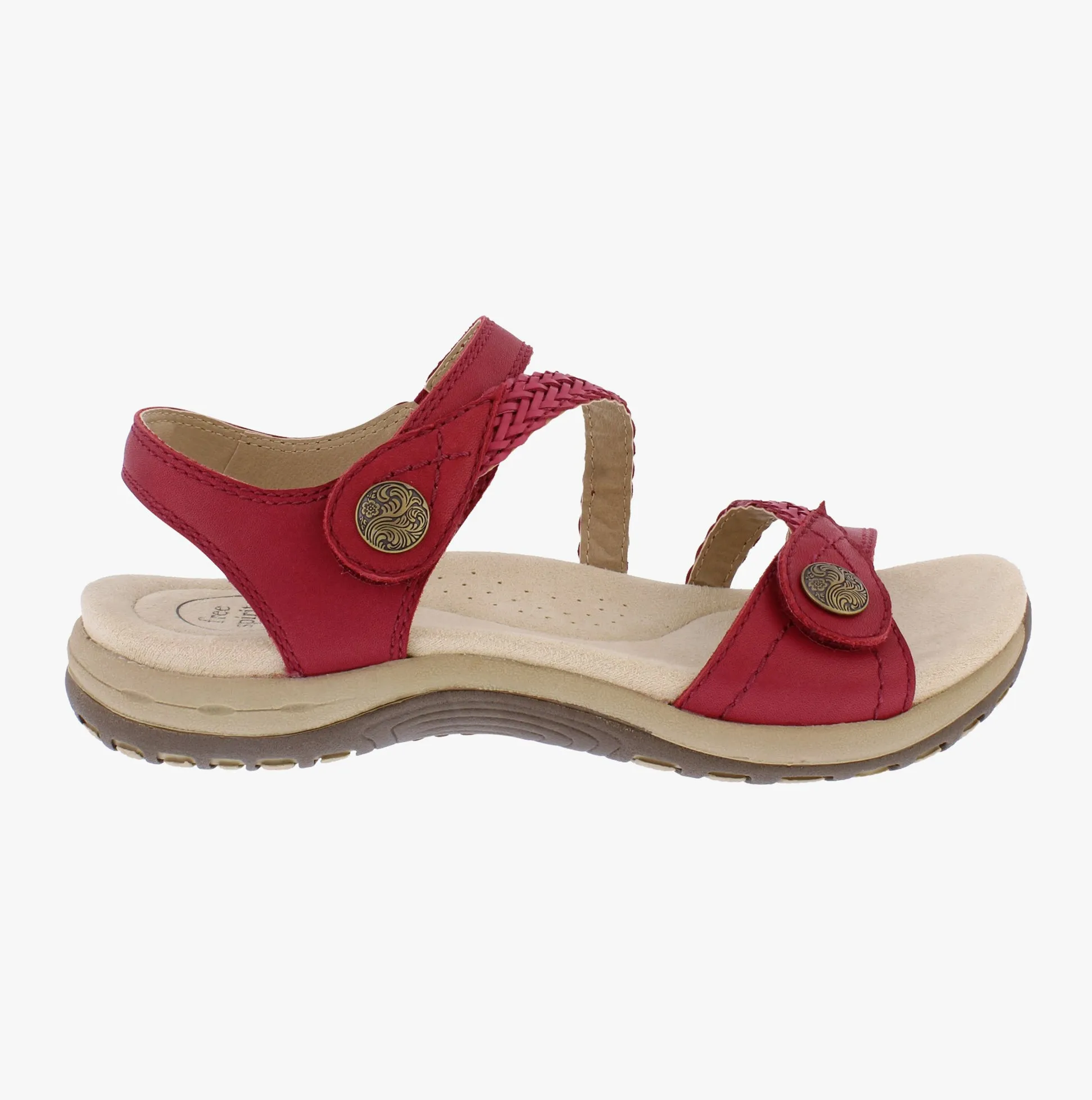 Free Spirit MALIBU Womens Sandals Chilli Pepper sold by Shuperb