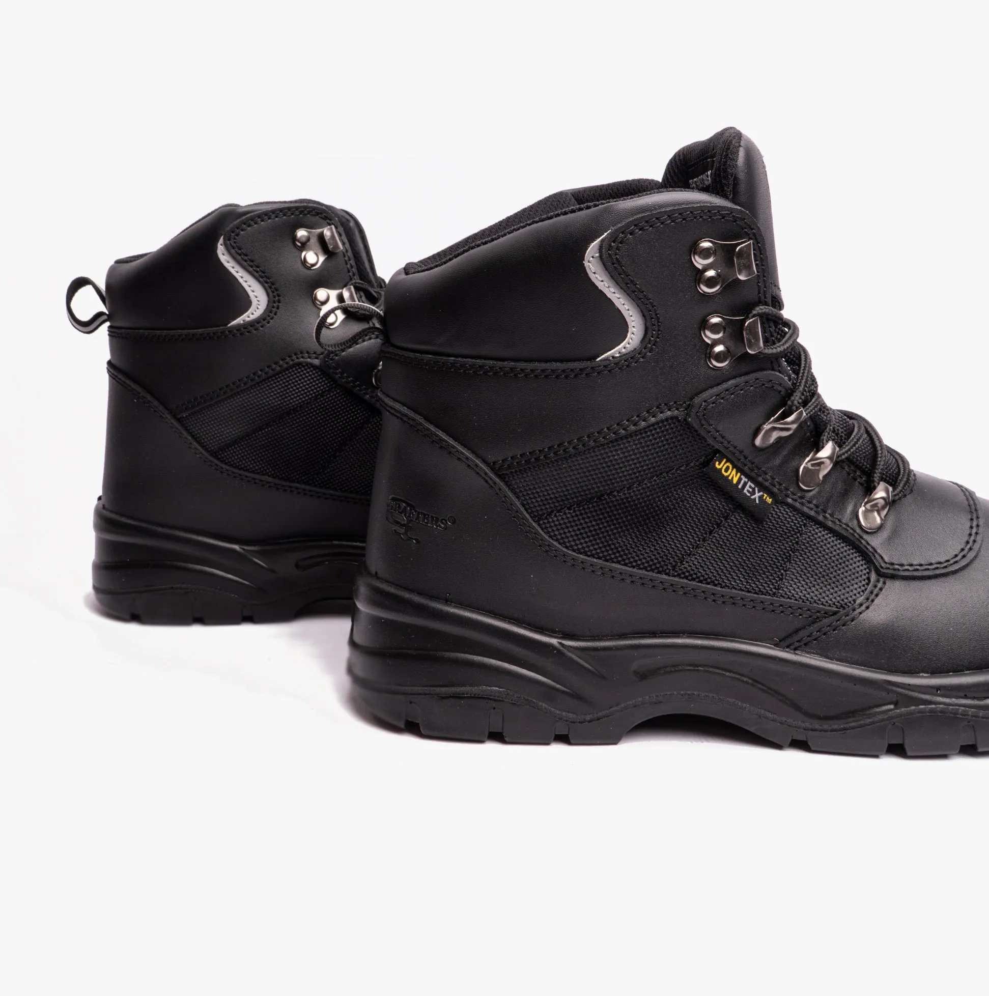Grafters M161A Unisex Leather Safety Boots Black sold by Shuperb product image thumbnail 3