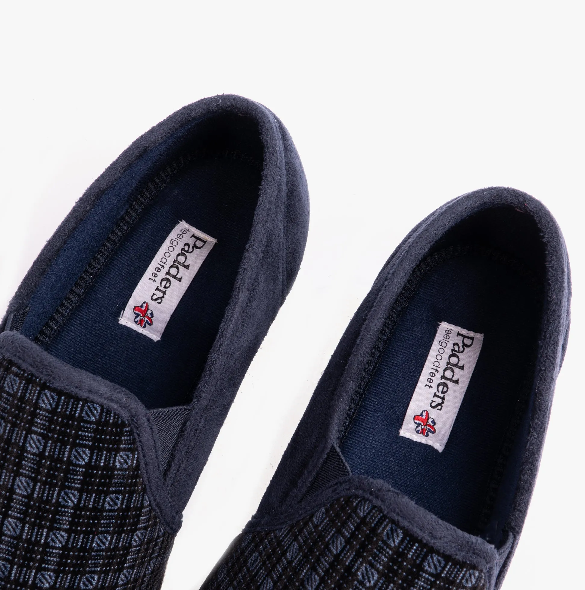 ALBERT Mens (G Fit) Full Slippers Navy Combi sold by Shuperb product image thumbnail 5