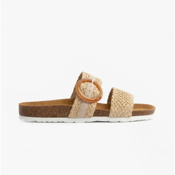 Rieker V8091-60 Womens Sandals Beige sold by Shuperb