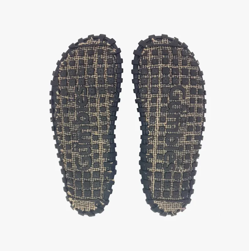 Gumbies ISLANDER Womens Canvas Flip Flops Purple Hibiscus sold by Shuperb