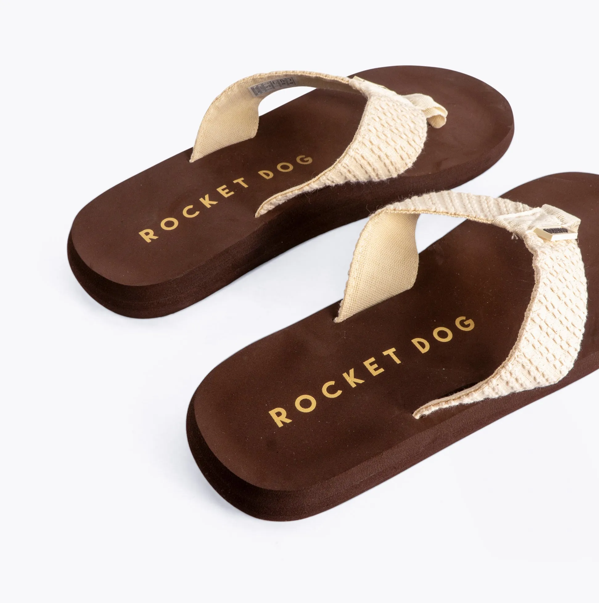 Rocket Dog ADIOS AUBURN Womens Flip Flops Natural/Brown sold by Shuperb product image thumbnail 4