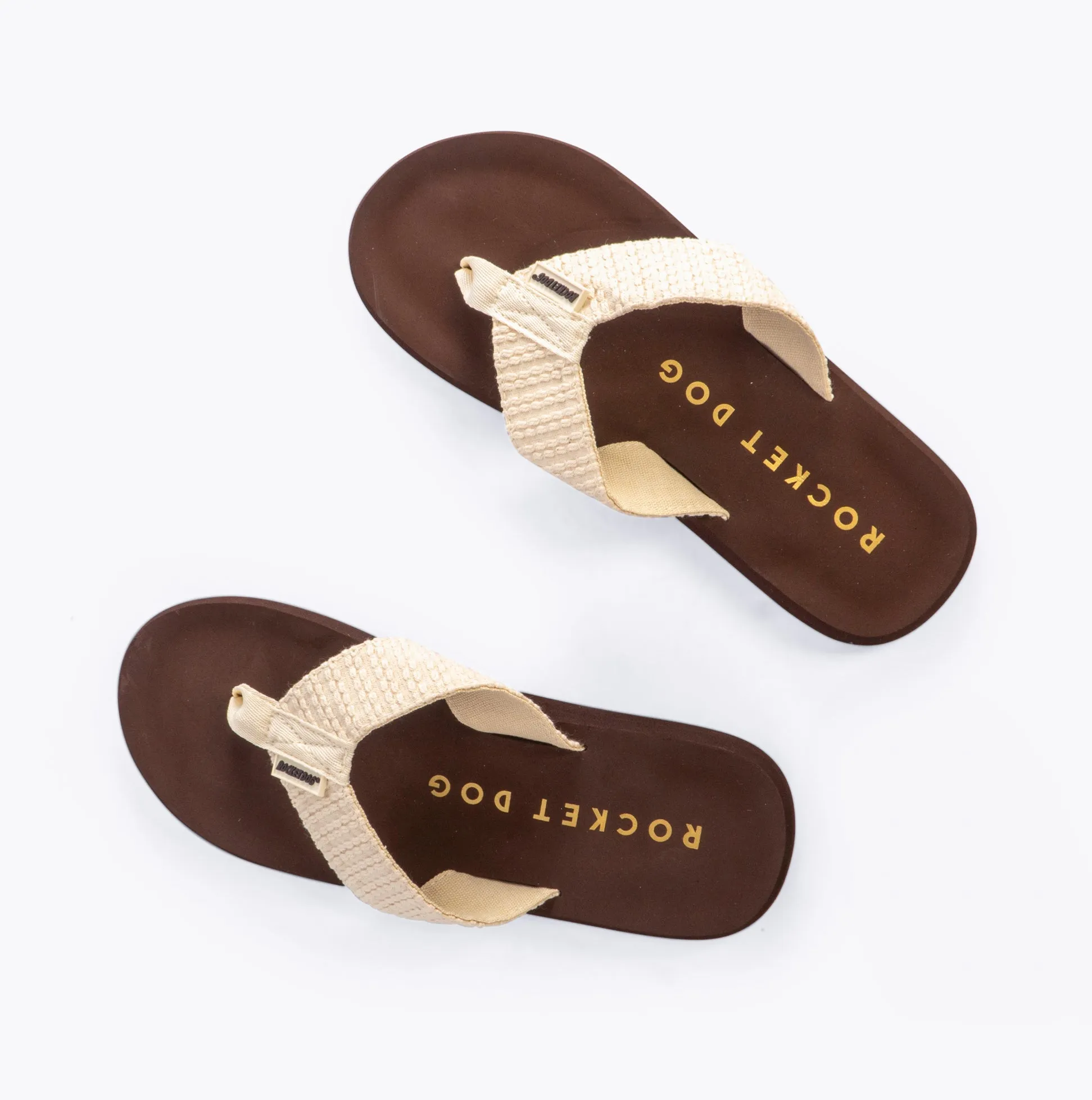 Rocket Dog ADIOS AUBURN Womens Flip Flops Natural/Brown sold by Shuperb