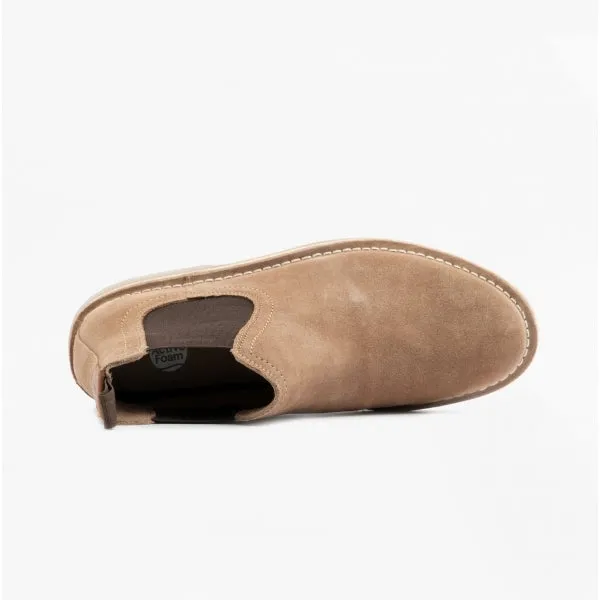 Hush Puppies SHAUN Mens Suede Chelsea Boots Sand sold by Shuperb product image thumbnail 4