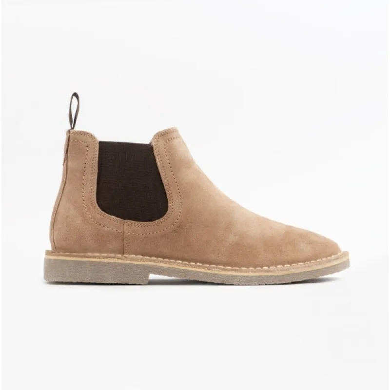 Hush Puppies SHAUN Mens Suede Chelsea Boots Sand sold by Shuperb