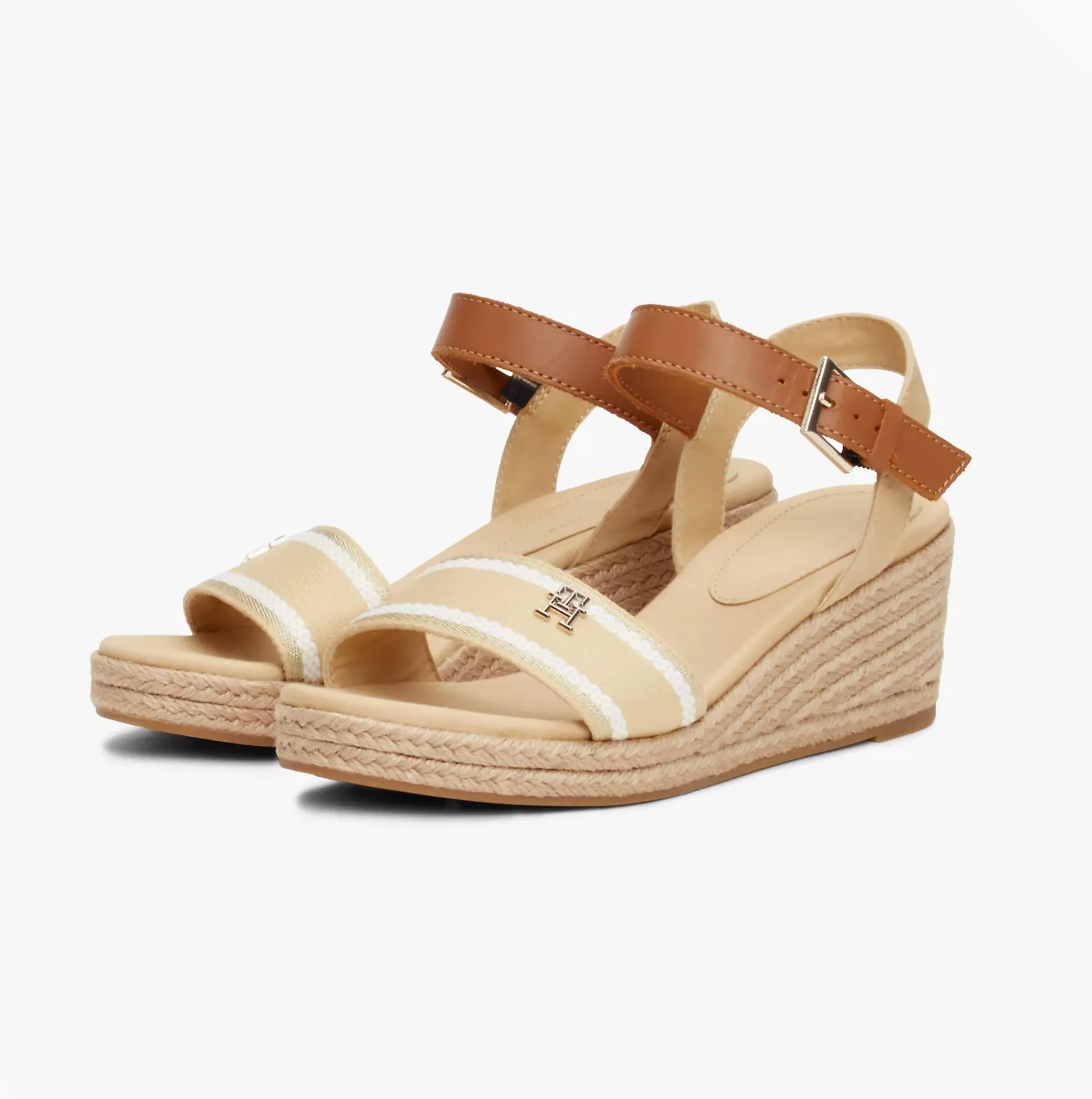 WEBBING WEDGE SANDAL Womens Espadrilles Harvest Wheat sold by Shuperb product image thumbnail 2