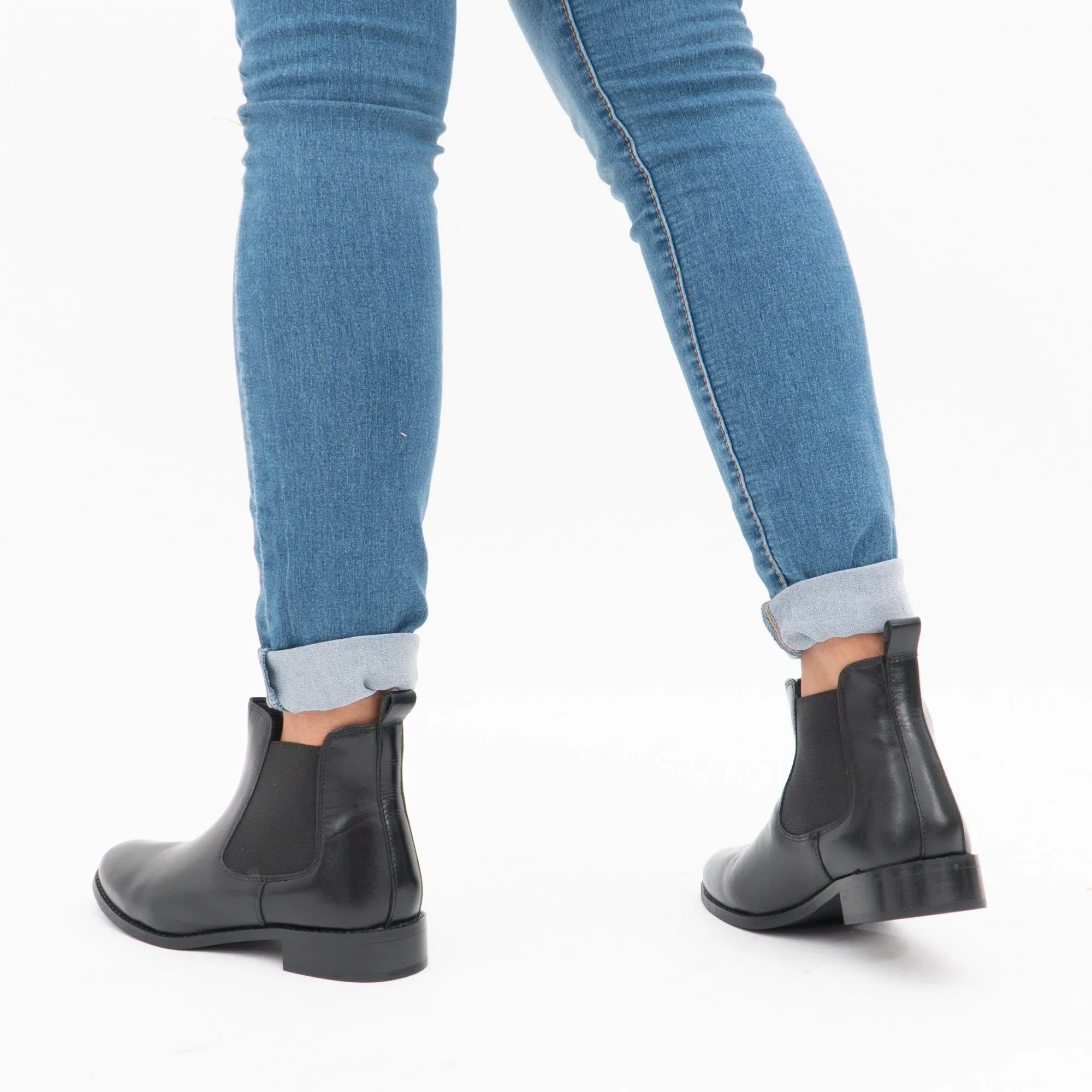 Shuperb PIPPA Womens Leather Chelsea Boots Black sold by Shuperb product image thumbnail 2