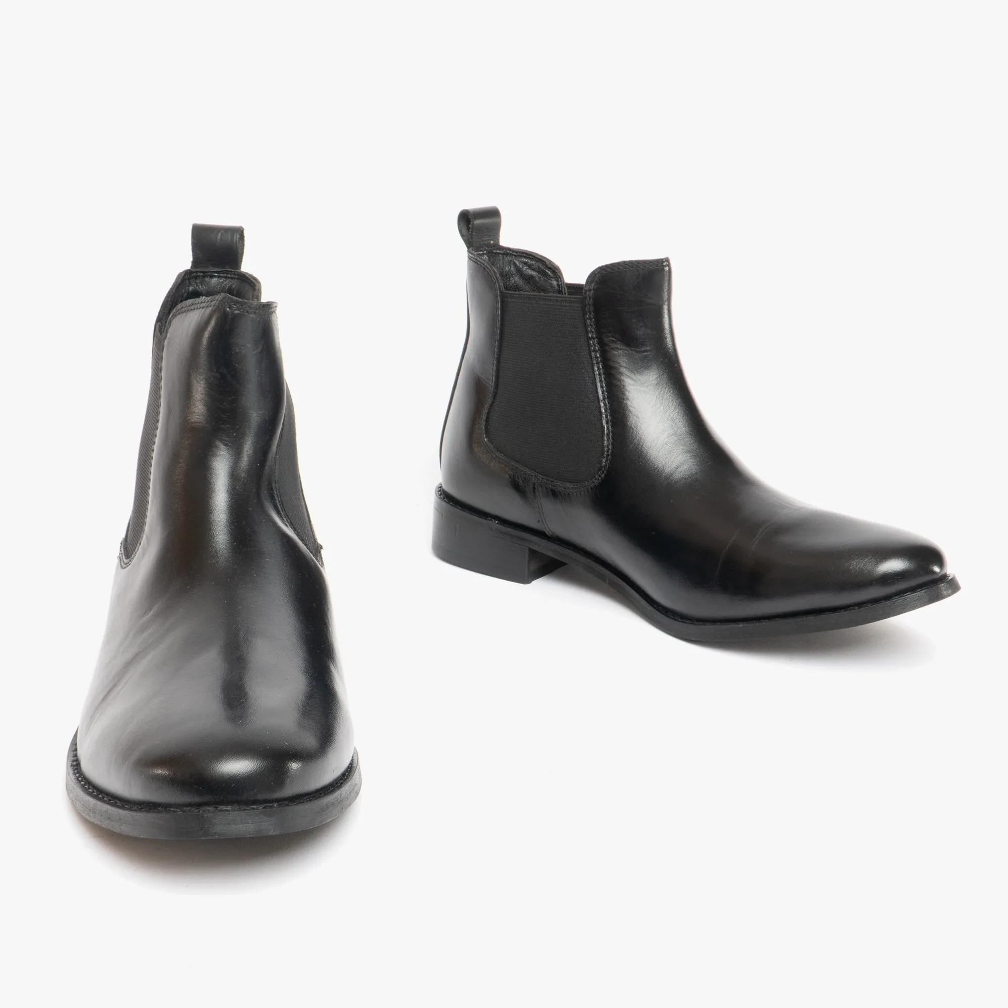 Shuperb PIPPA Womens Leather Chelsea Boots Black sold by Shuperb product image thumbnail 4