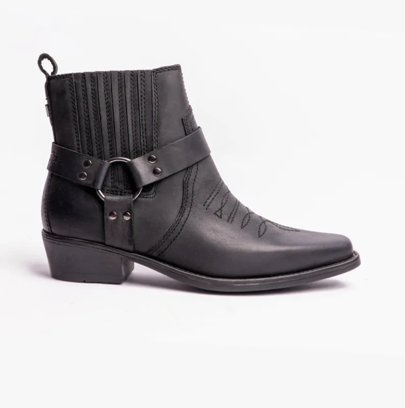 TEX Mens Cowboy Boots Black sold by Shuperb