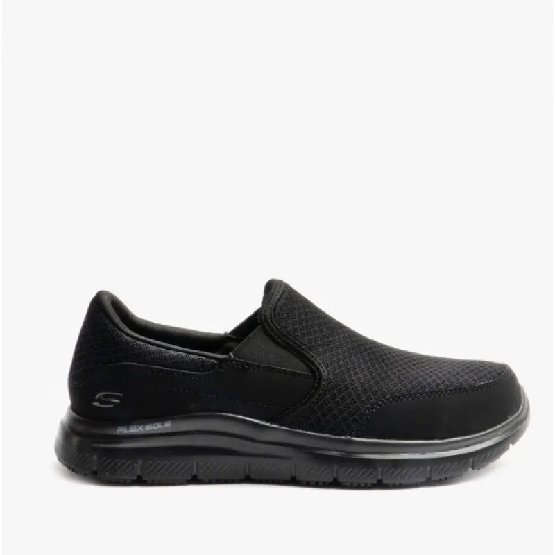 Skechers Work 77048EC FLEX ADVANTAGE - MCALLEN SR Mens Occupational Trainers Black sold by Shuperb
