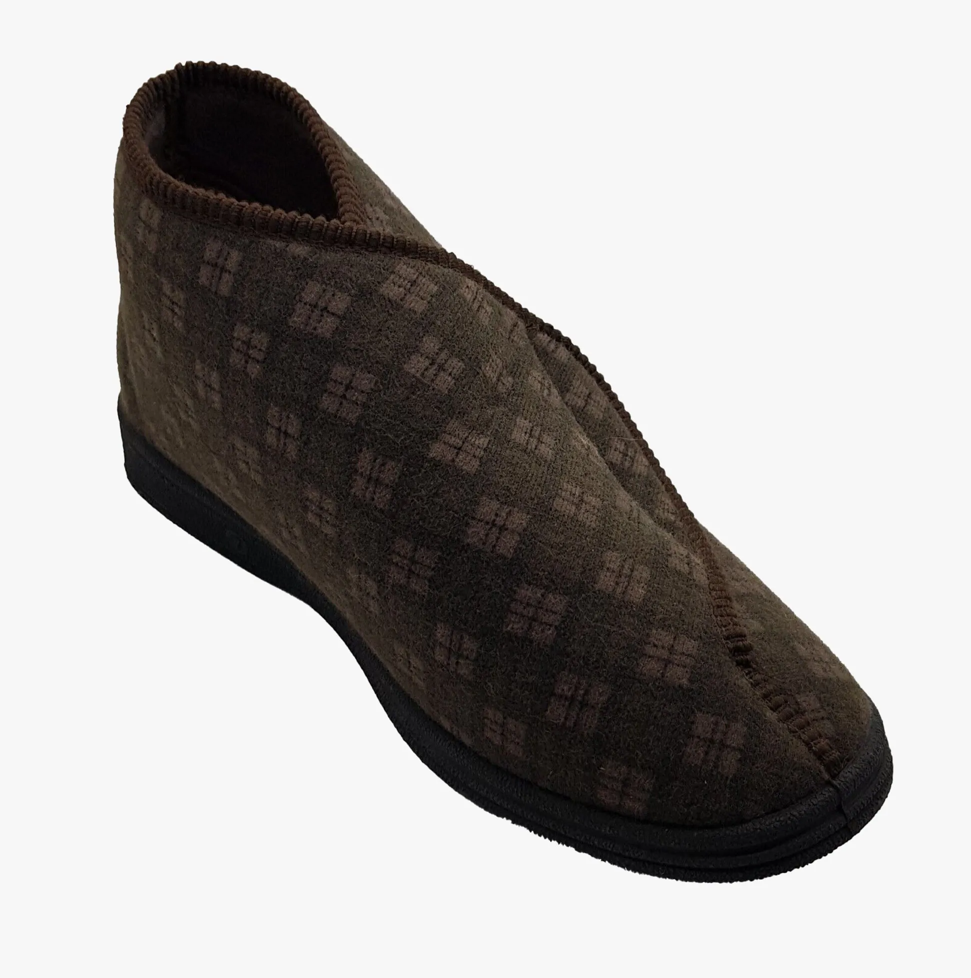 Comfylux JAMES Mens Boot Slippers Brown sold by Shuperb product image thumbnail 5