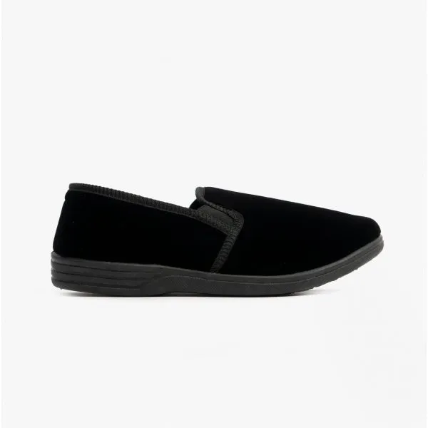 Zedzzz ROSS Mens Full Slippers Black sold by Shuperb