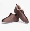Shepherd LINA Womens Sheepskin Slipper Boots Oiled Antique sold by Shuperb