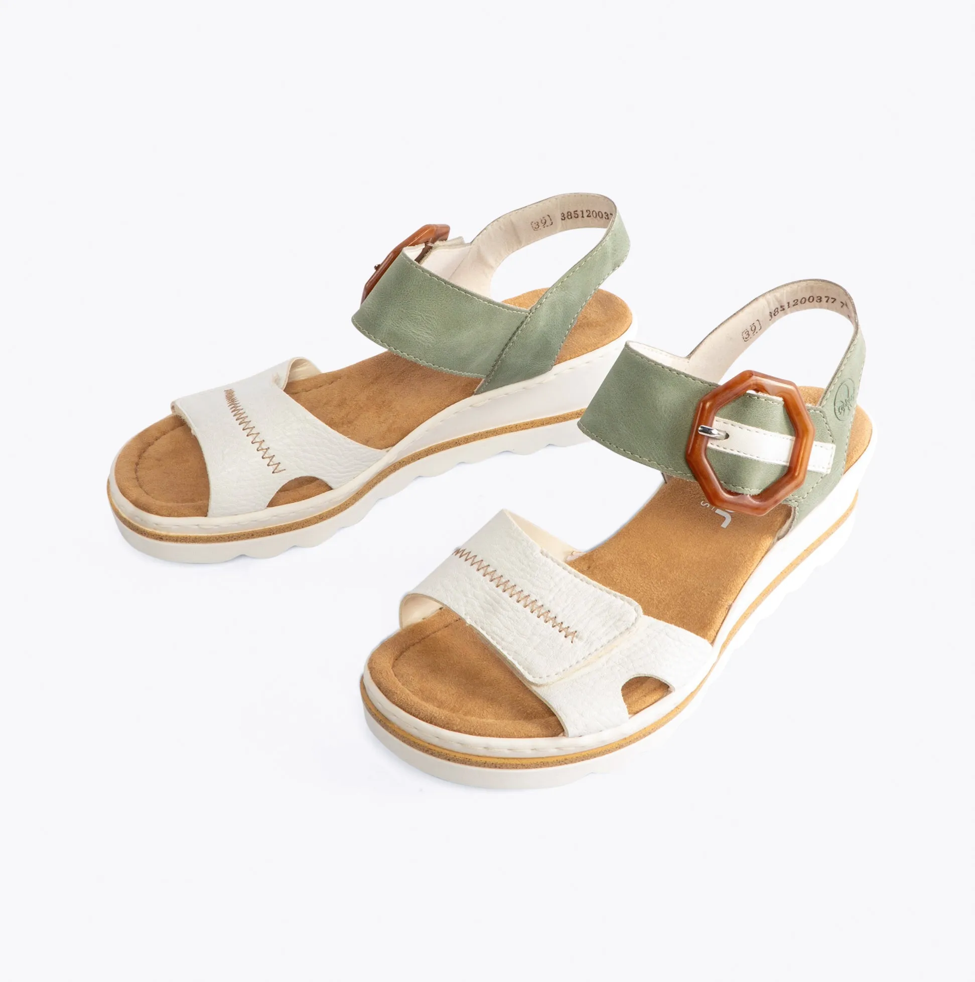 Rieker 67476-81 Womens Sandals Green sold by Shuperb product image thumbnail 5