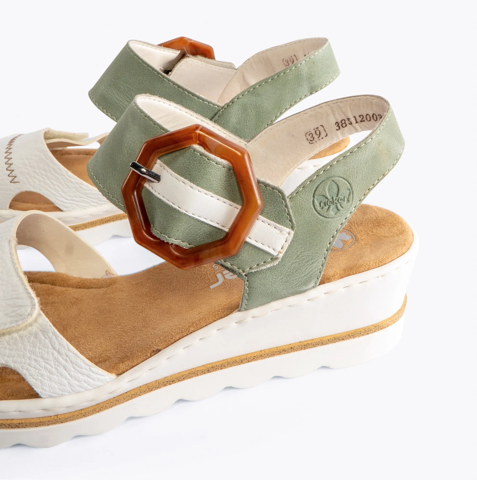 Rieker 67476-81 Womens Sandals Green sold by Shuperb product image thumbnail 4