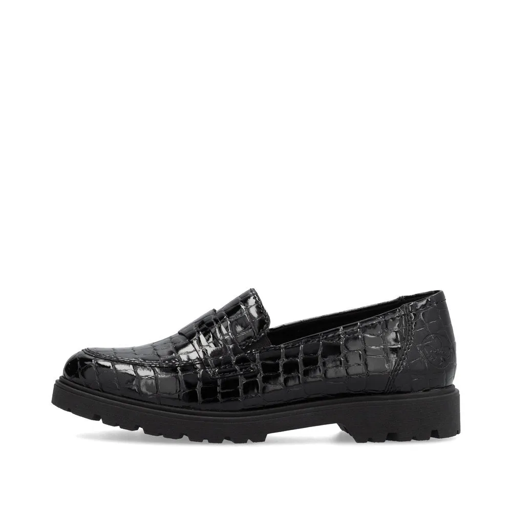 Rieker 45560-03 Womens Shoes Black sold by Shuperb