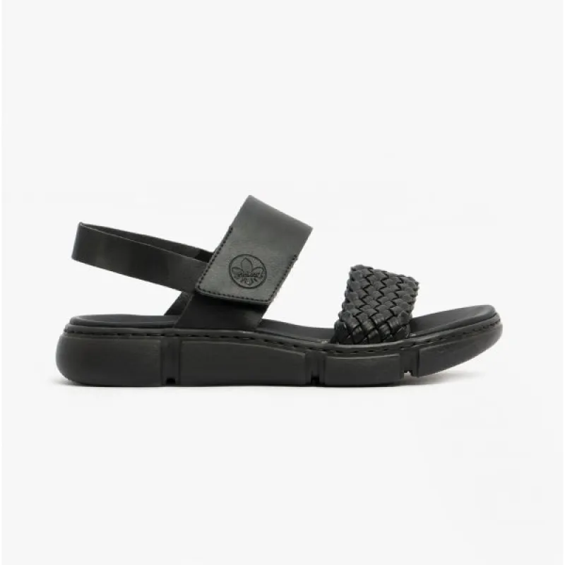 Rieker 68983-00 Womens Sandals Black sold by Shuperb