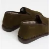 663 (AFELPADO) Mens Suede Full Slippers Khaki sold by Shuperb