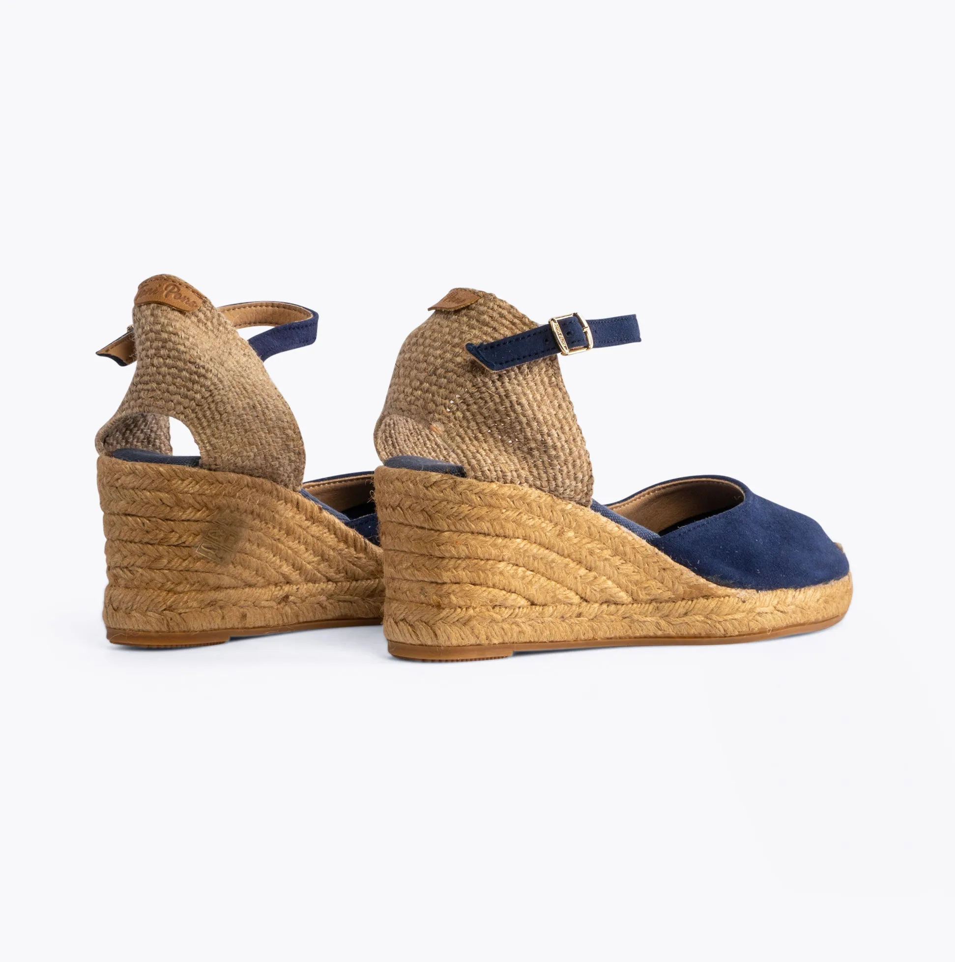 Toni Pons LLORET Womens Suede Wedge Espadrilles Navy sold by Shuperb product image thumbnail 5