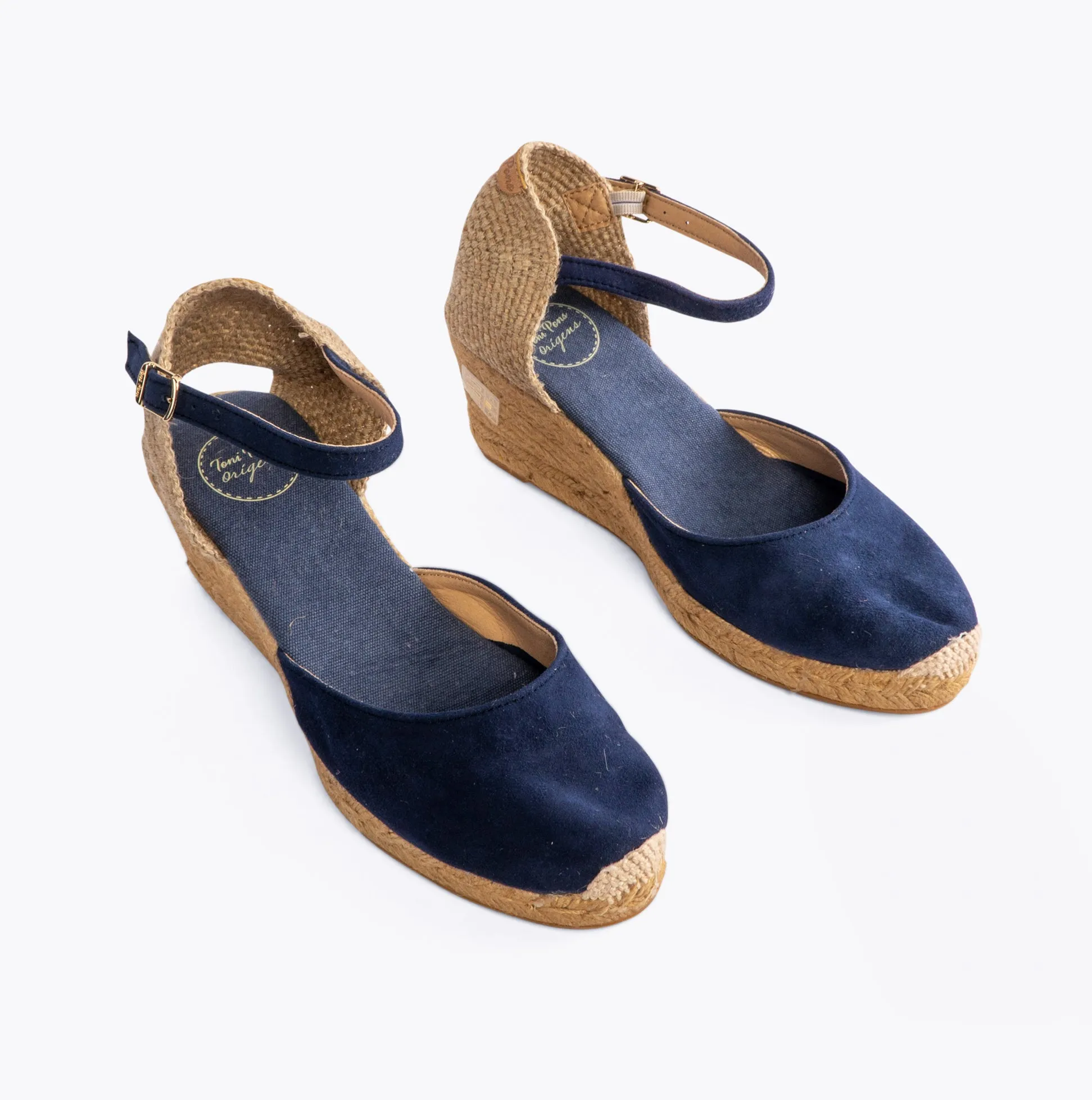 Toni Pons LLORET Womens Suede Wedge Espadrilles Navy sold by Shuperb product image thumbnail 2