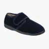 Fleet & Foster SAM Mens Velour Full Slippers Navy sold by Shuperb