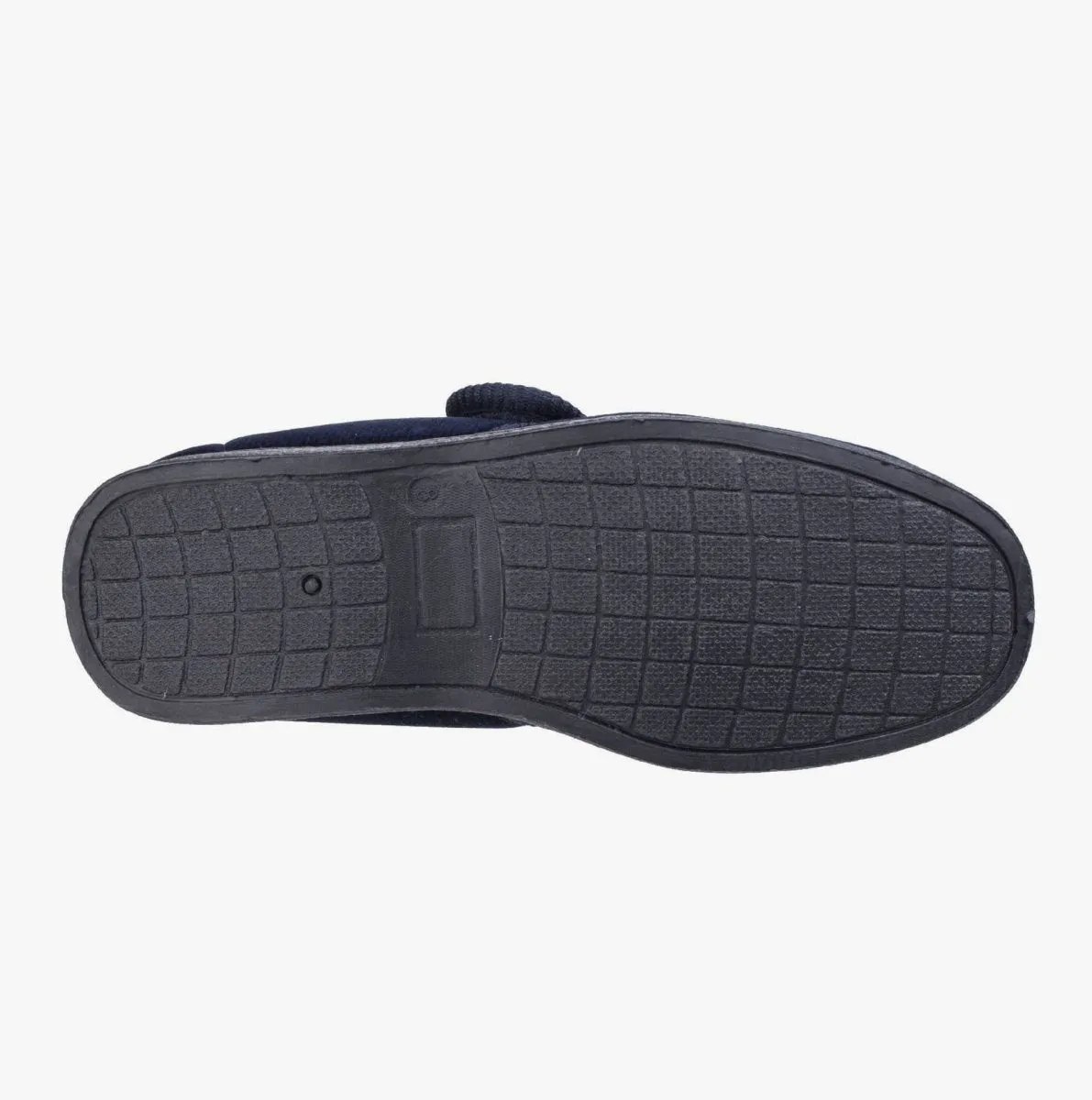 Fleet & Foster SAM Mens Velour Full Slippers Navy sold by Shuperb product image thumbnail 4