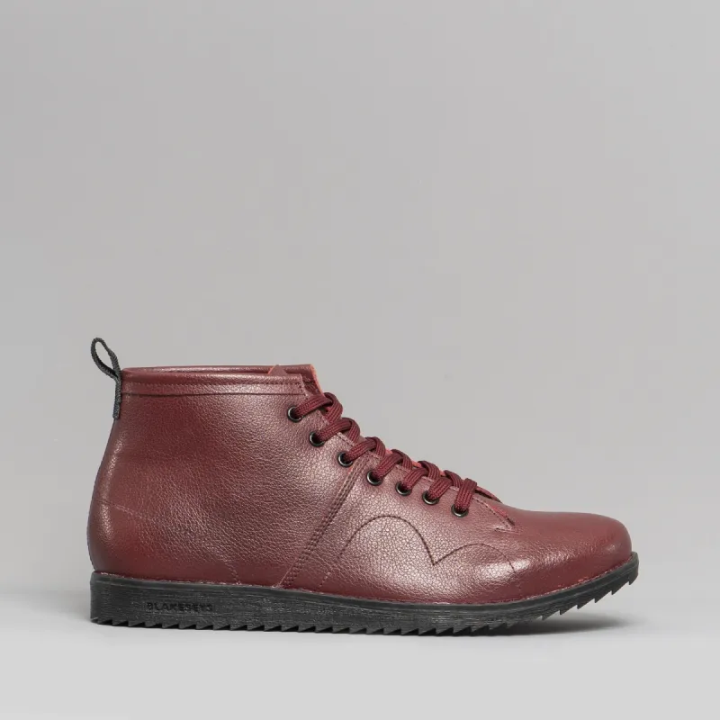 1960 Unisex Leather Monkey Boots Bordo sold by Shuperb