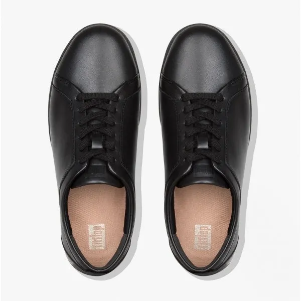 RALLY Ladies Leather Trainers All Black sold by Shuperb product image thumbnail 4