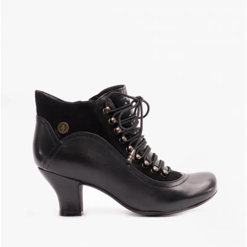Hush Puppies VIVIANNA Womens Leather Boots Black sold by Shuperb