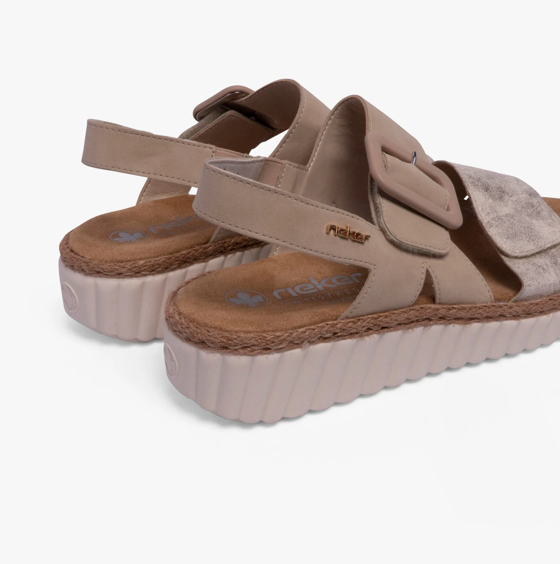 Rieker 69260-60 Womens Sandals Beige sold by Shuperb product image thumbnail 3